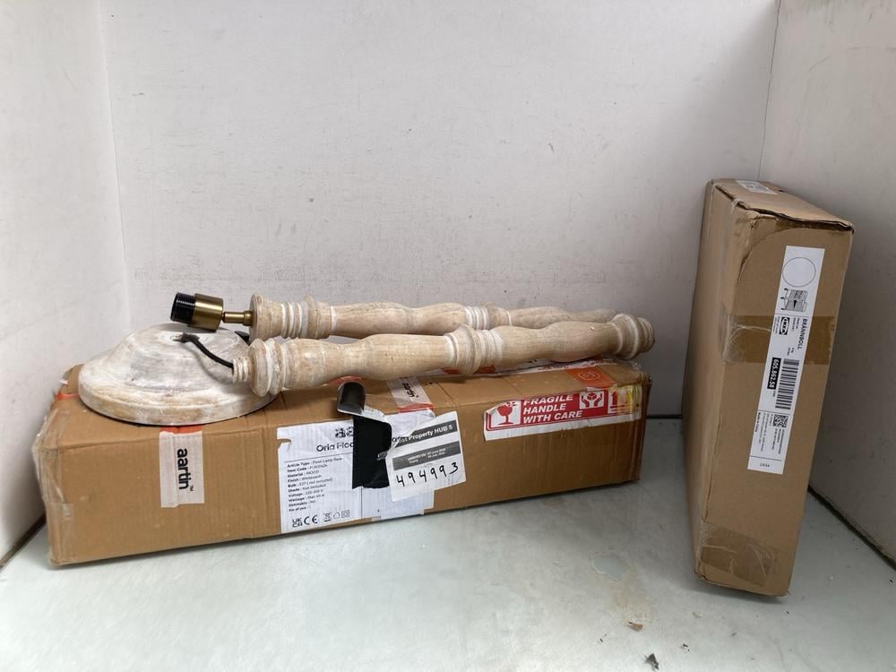 AARTIN RUSTIC FLOOR LAMP TO INCLUDE IKEA BRANNBOLL