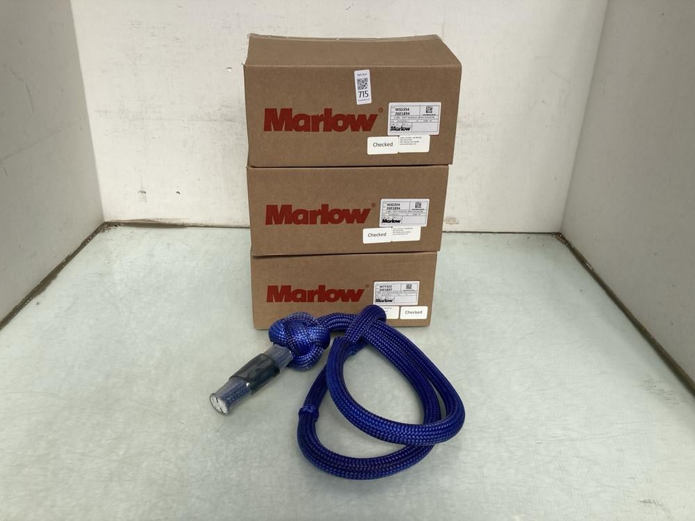 3 X MARLOW 18MM SOFT SHACKLES: LOCATION - A25