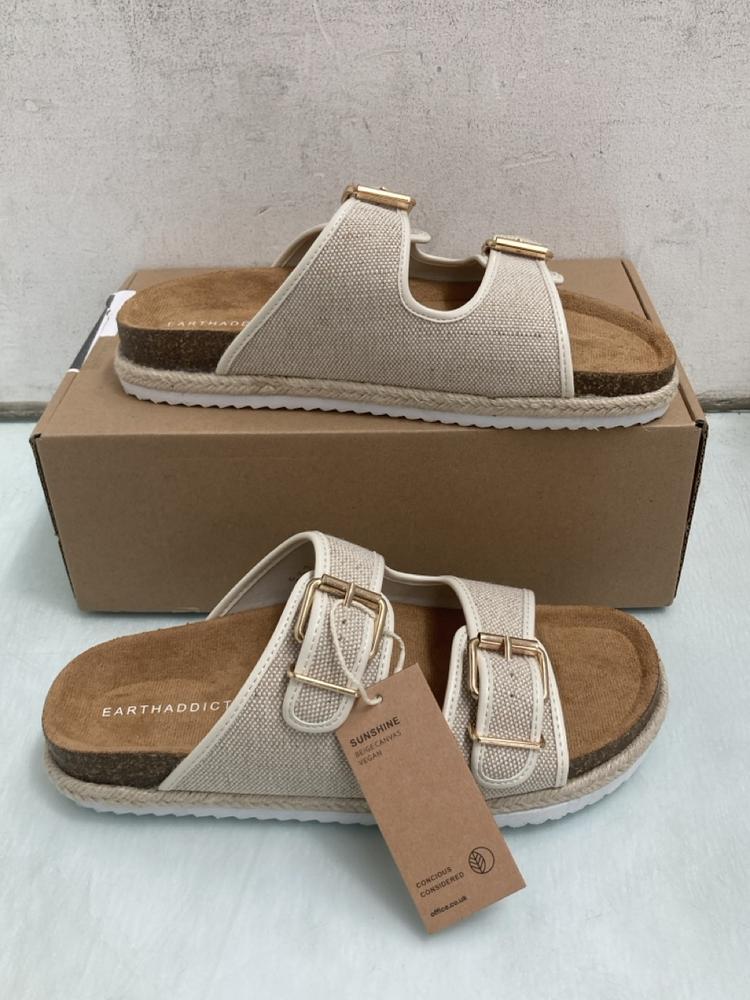 EARTH ADDICT SUNSHINE PLATFORM FOOTBED SANDALS IN 