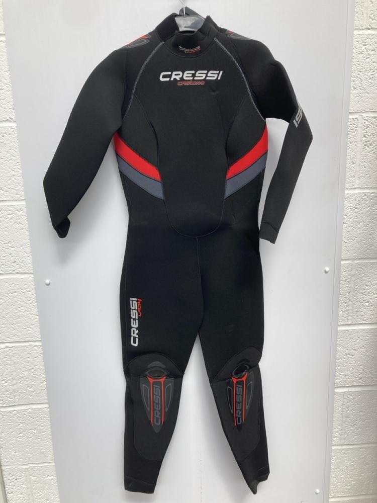 CRESSI CASTORO LADY MONOPIECE WETSUIT IN BLACK/ RE