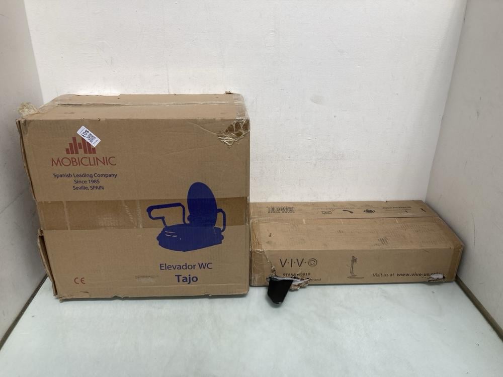 SINGLE MONITOR DESK STAND TO INCLUDE ELEVADOR WC: 