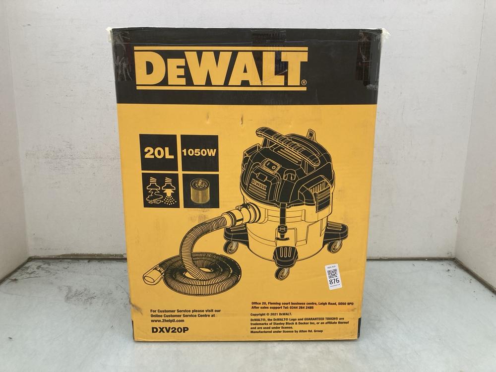 DEWALT 20L 1050W VACUUM CLEANER: LOCATION - A36