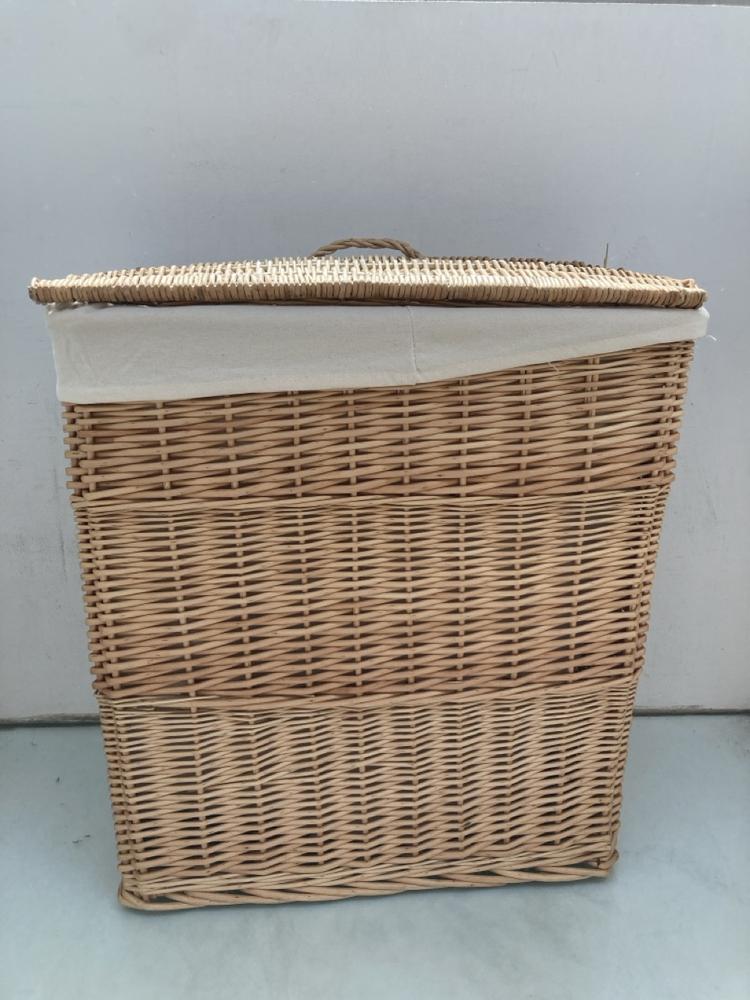 JOHN LEWIS & PARTNERS WILLOW DOUBLE LAUNDRY BASKET