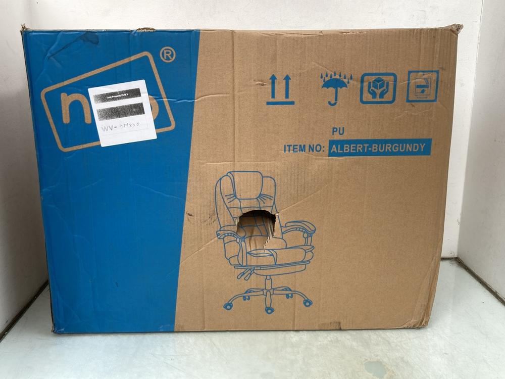 NEO ALBERT OFFICE CHAIR IN BURGUNDY: LOCATION - A3