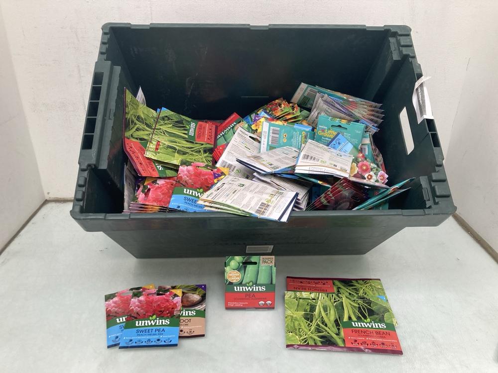 QTY OF ASSORTED FLOWER SEEDS TO INCLUDE UNWINS SUN