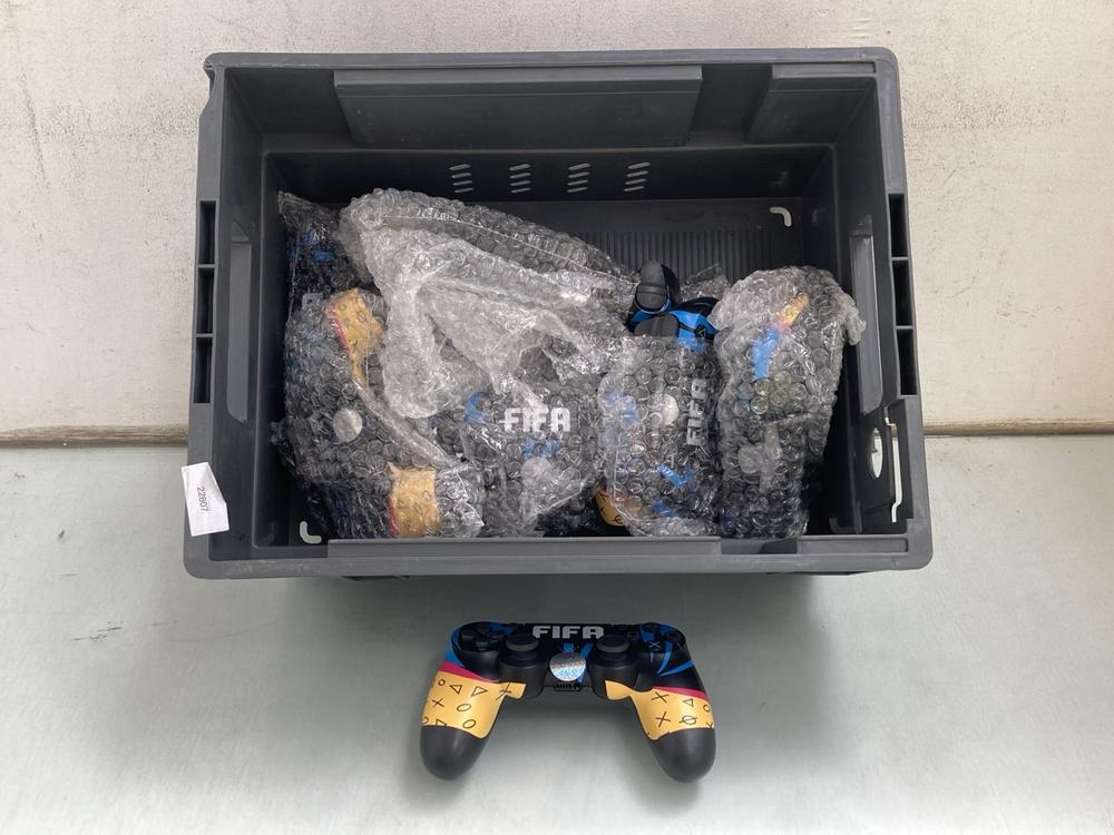 QTY OF PLAYSTATION FIFA DESIGN CONTROLLERS: LOCATI