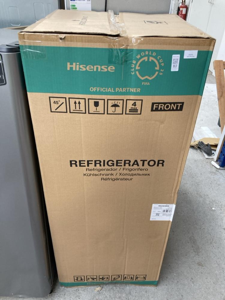 HISENSE FRIDGE FREEZER: MODEL RR220D4BDE - ORIGINA