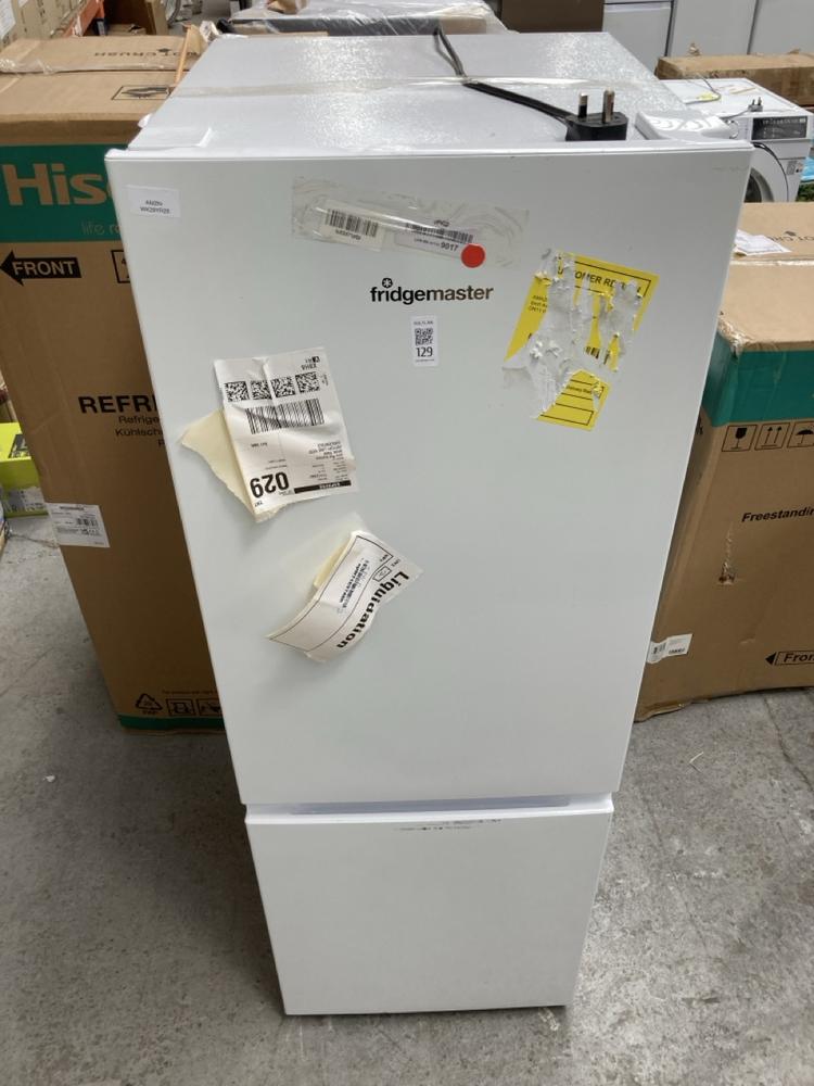 FRIDGEMASTER FRIDGE FREEZER IN WHITE: MODEL MC5017