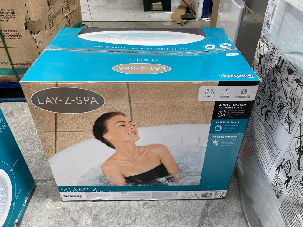 BESTWAY LAZY - SPA MIAMI 4 HOT TUB WITH AIR JET SY