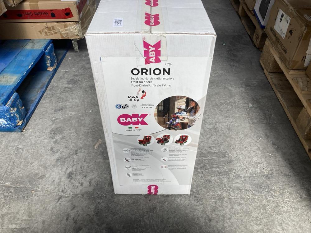 OK BABY ORION CHILDRENS FRONT BIKE SEAT: LOCATION 