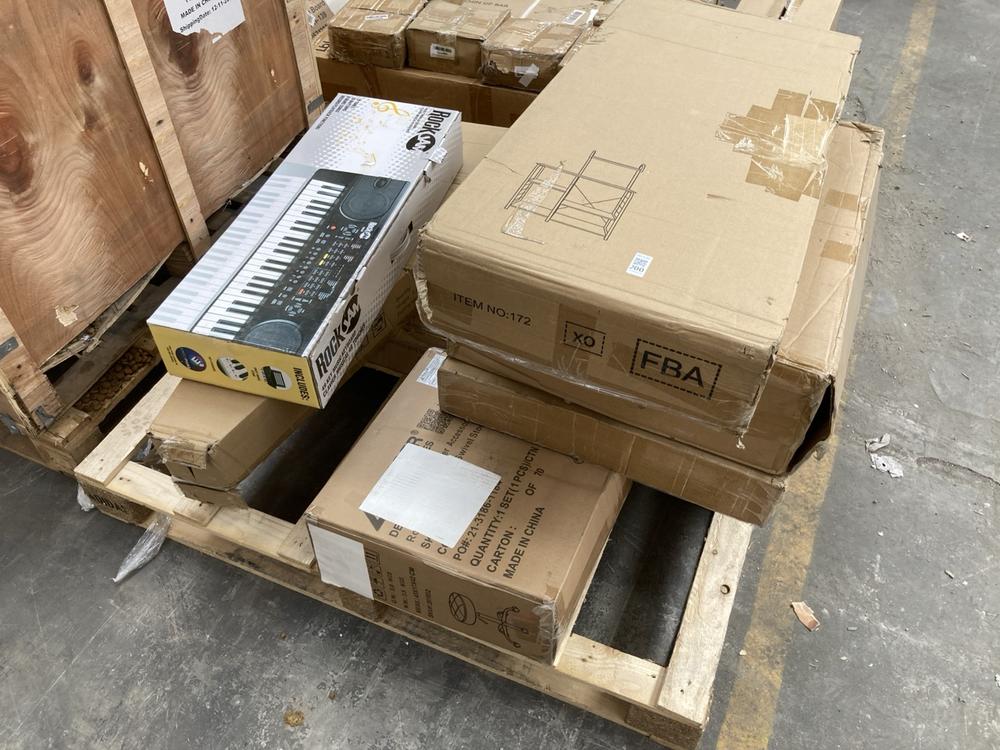 PALLET OF ASSORTED ITEMS TO INCLUDE ROCKJAM RJ549 