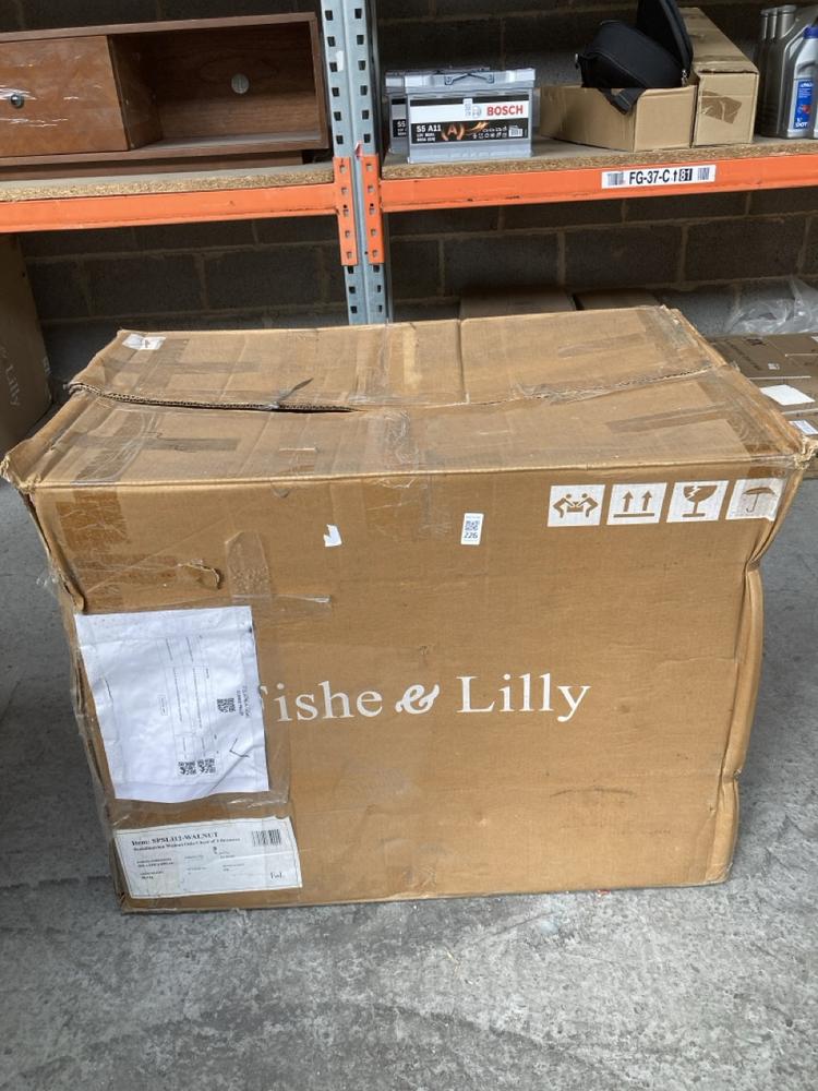 FISHE & LILLY SCANDINAVIAN WALNUT OSLO CHEST OF 3 