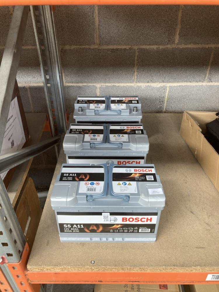 (COLLECTION ONLY) BOSCH S5 A11 12V 80AH VEHICLE BA