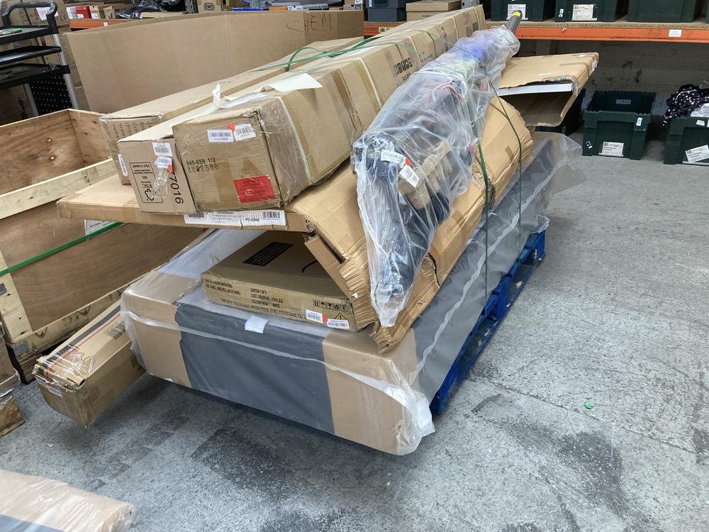 PALLET OF ASSORTED HOUSEHOLD ITEMS TO INCLUDE VILE