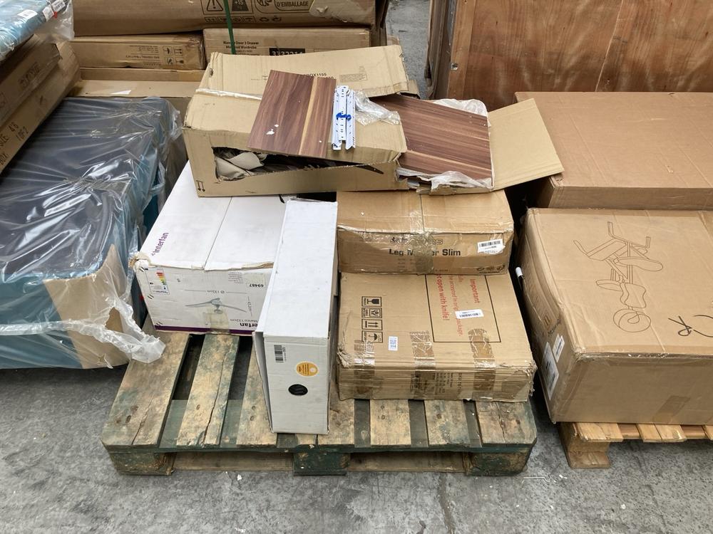 PALLET OF ASSORTED ITEMS TO INCLUDE INTERFAN MORI 