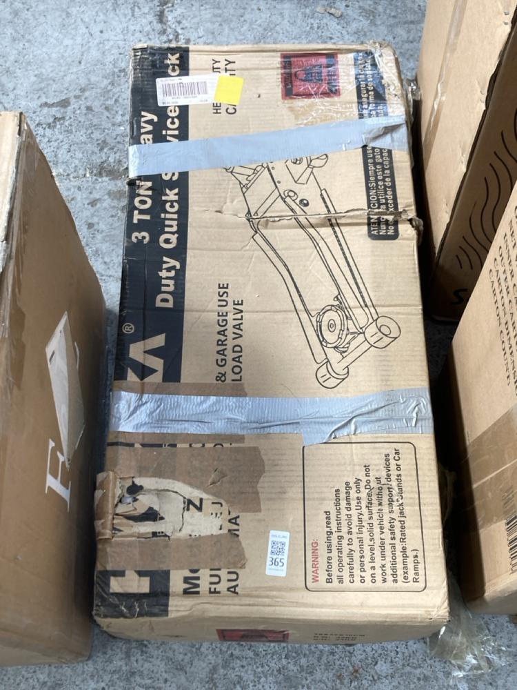 3-TON HEAVY-DUTY TROLLEY FLOOR JACK: LOCATION - A3