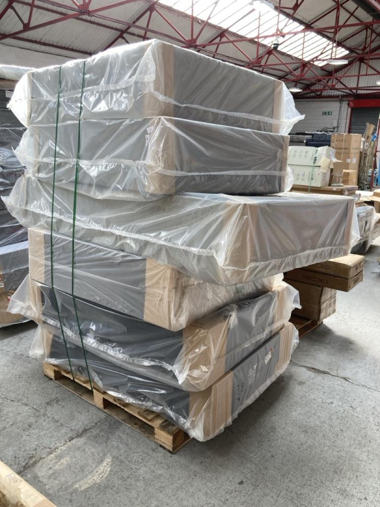 PALLET OF INCOMPLETE DIVAN BED BASES IN VARIOUS SI