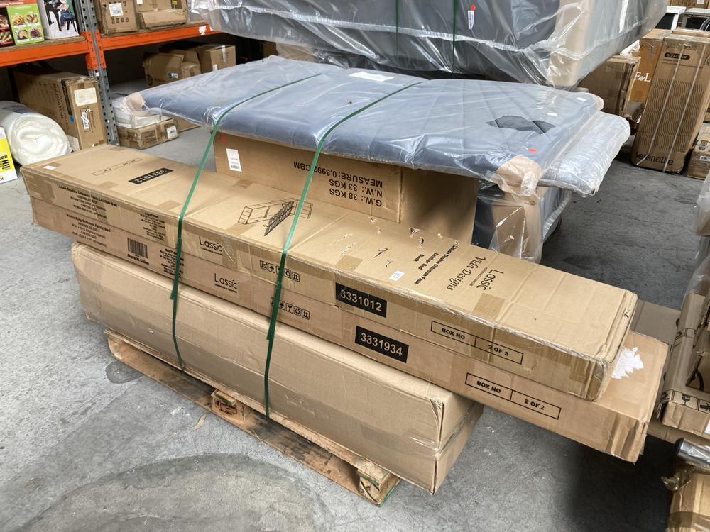 PALLET OF ASSORTED INCOMPLETE HOME FURNISHINGS TO 