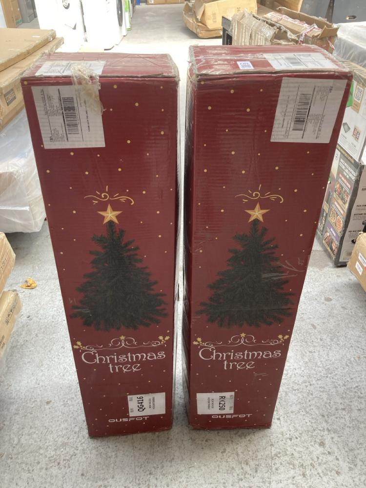 2 X OUSOFT CHRISTMAS TREES: LOCATION - AR1