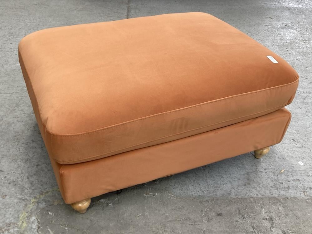 DREAMS LARGE FOOTSTOOL IN ORANGE: LOCATION - B1