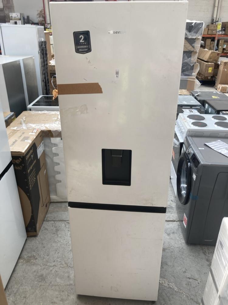 HISENSE FRIDGE FREEZER WITH WATER DISPENSER: MODEL