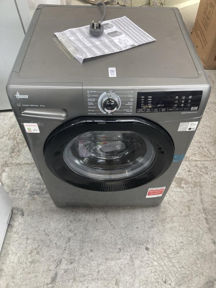 HOOVER 10KG WASHING MACHINE: MODEL H3WPS4106TAMBR8