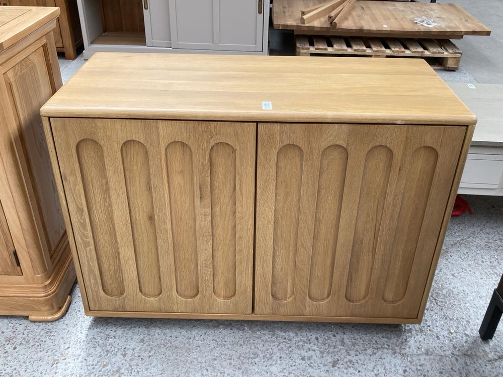 OAK FURNITURELAND BELGRAVE SOLID NATURAL OAK SMALL