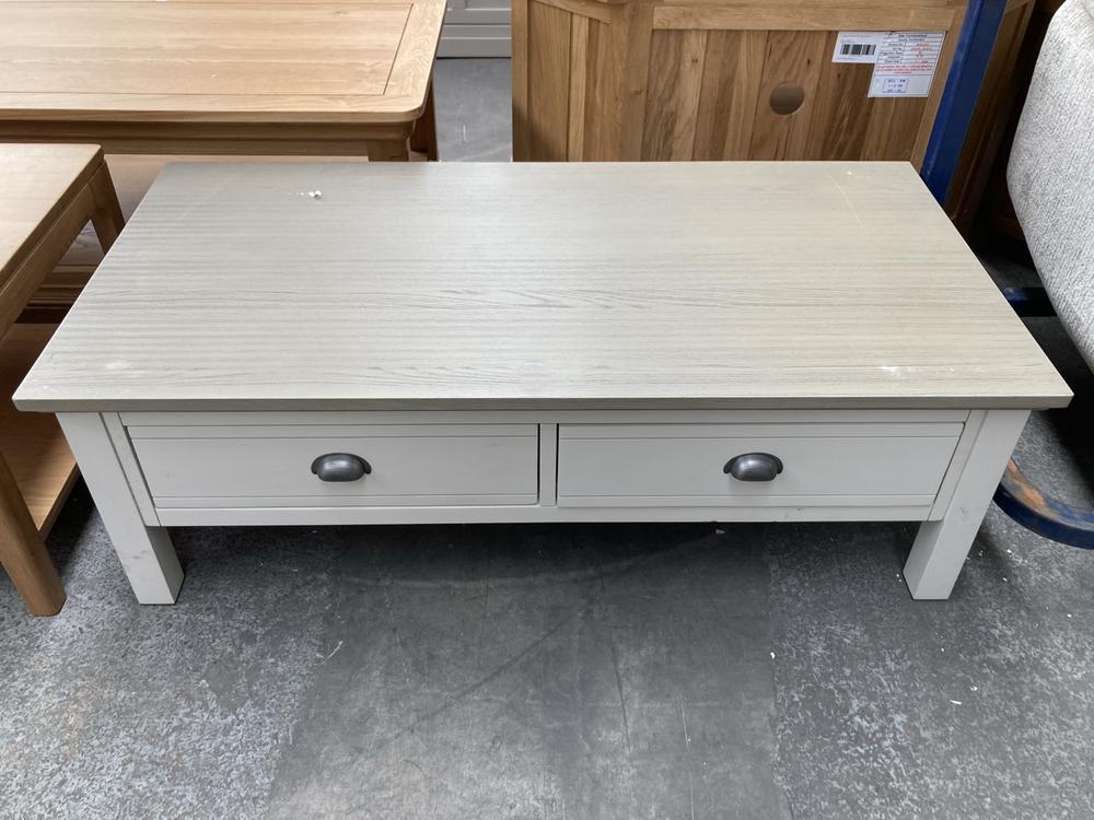 OAK FURNITURELAND BROMPTON PAINTED ACACIA AND ASH 