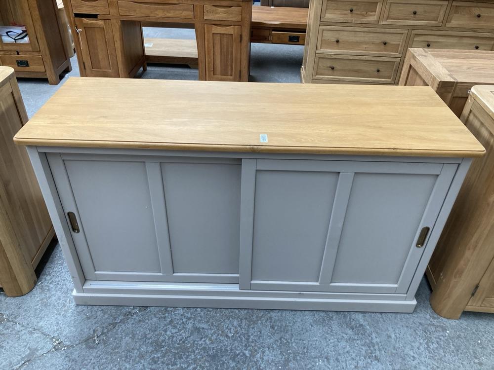 OAK FURNITURELAND HENLEY NATURAL OAK AND STONE PAI
