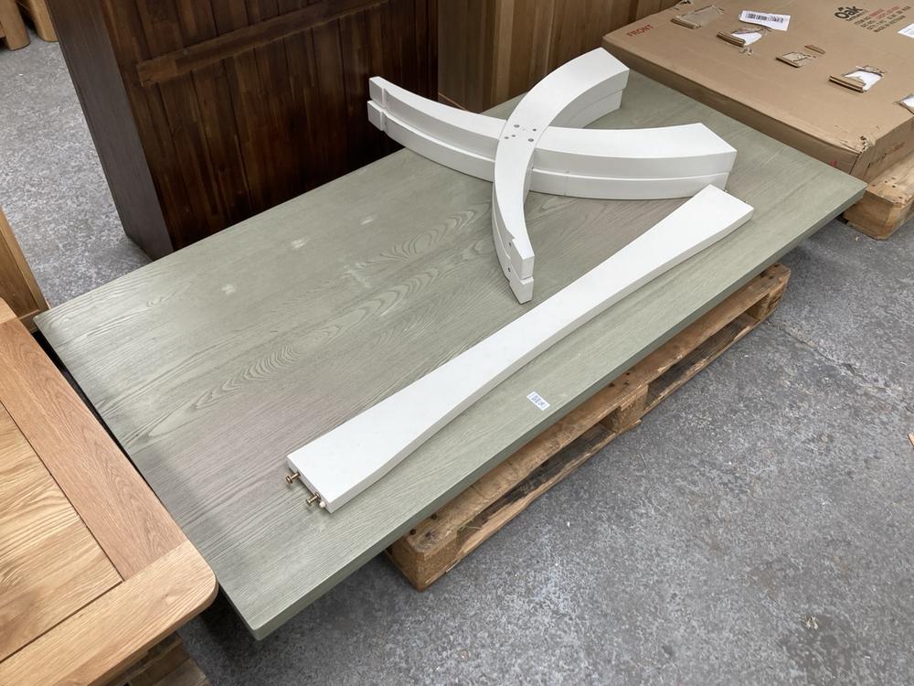 OAK FURNITURELAND BROMPTON PAINTED ACACIA AND ASH 