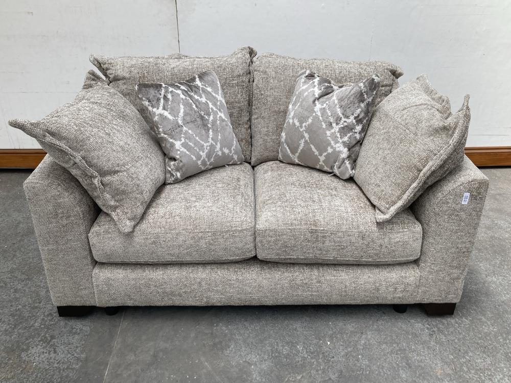 OAK FURNITURELAND DEWSBURY 2 SEATER SOFA IN MILO M