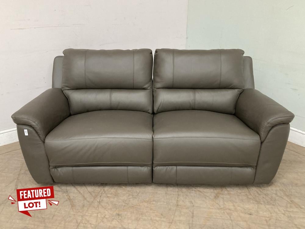OAK FURNITURELAND THEO 3 SEATER POWER RECLINER SOF