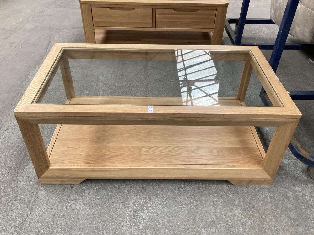 (COLLECTION ONLY) OAK FURNITURELAND BEVEL NATURAL 