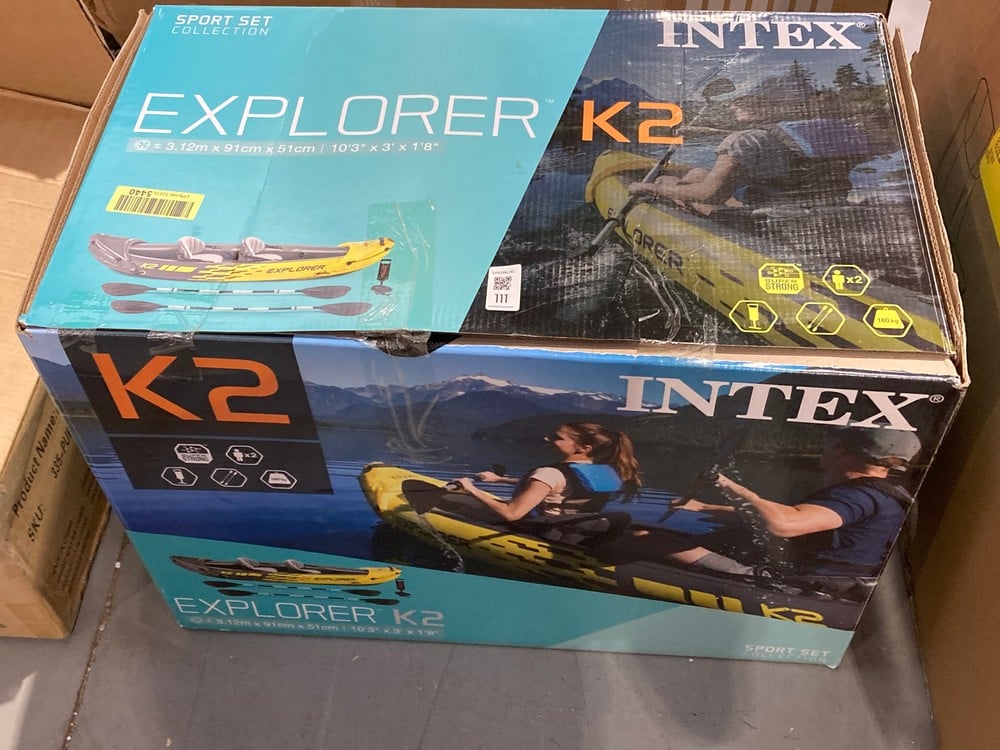 INTEX EXPLORER K2 INFLATABLE KAYAK FOR ADULTS (FOR