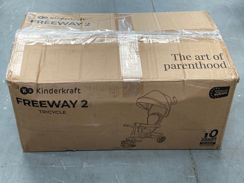 KINDERKRAFT FREEWAY 2, EVOLVING BABY TRICYCLE, 360