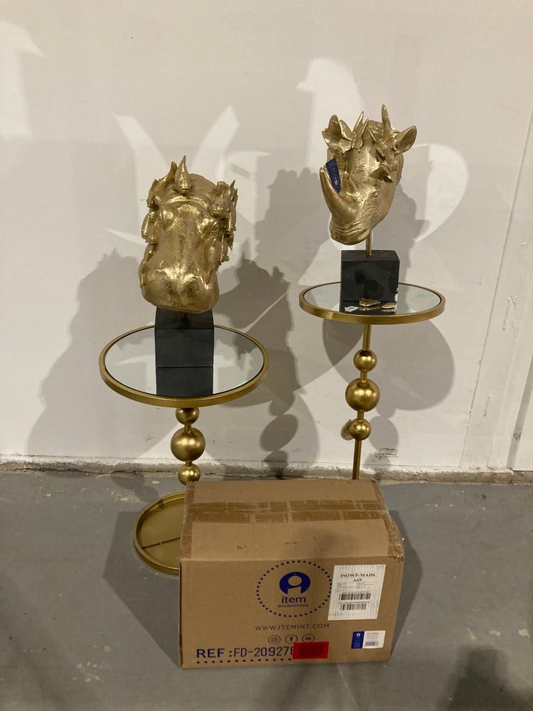 5 X A RANGE OF DECORATIVE ITEMS INCLUDING: 2 X HOM