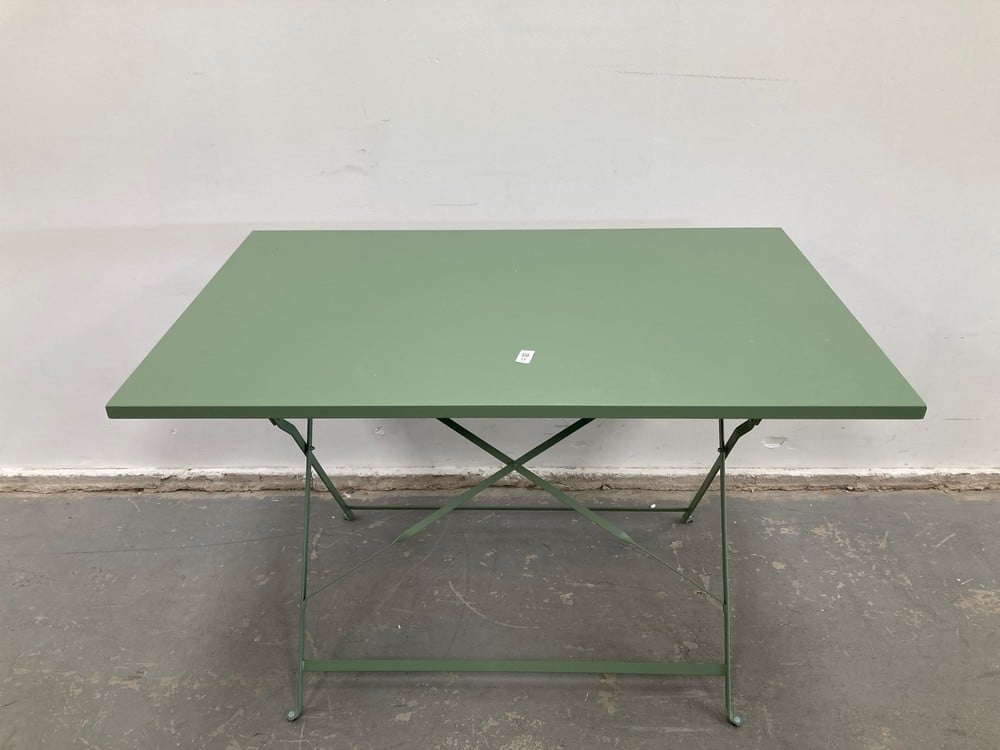 SWEEK SET FOLDABLE STEEL BISTRO GARDEN TABLE