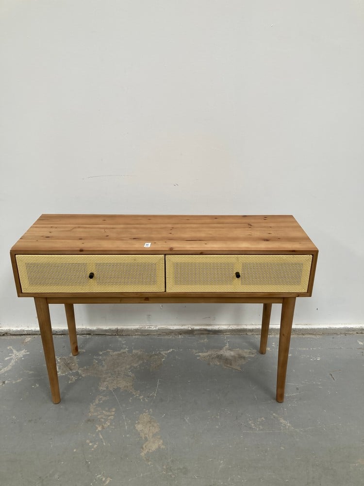 RATTAN FIR COFFEE TABLE 112 X 38 X 75 (RRP €290)