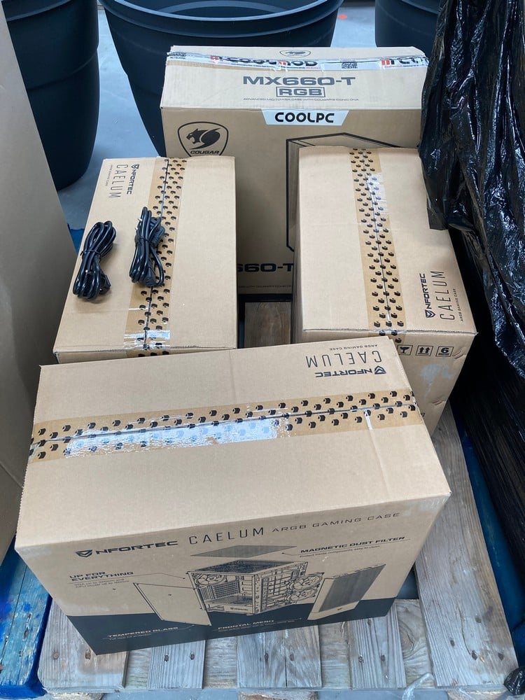4 X PC CASES FROM VARIOUS BRANDS AND MODELS INCLUD