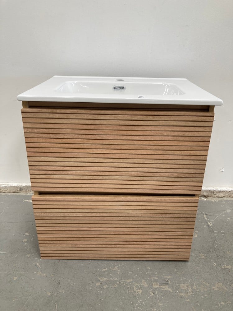 2-DRAWER BATHROOM UNIT, WALL-MOUNTED, INCLUDING CE