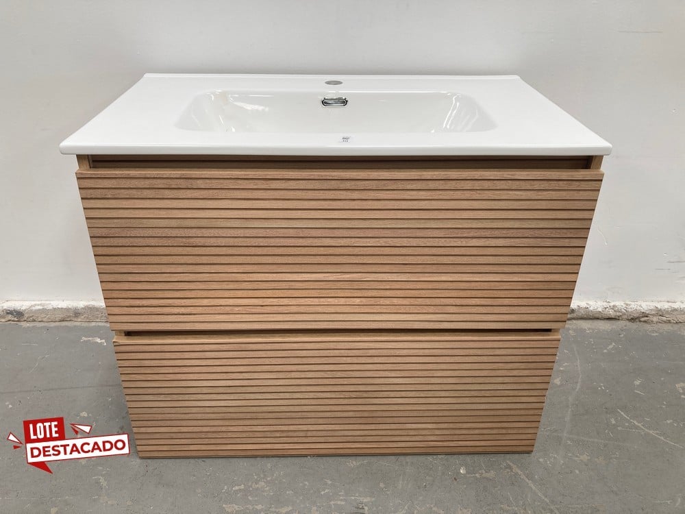 2-DRAWER BATHROOM UNIT, WALL-MOUNTED, INCLUDING CE
