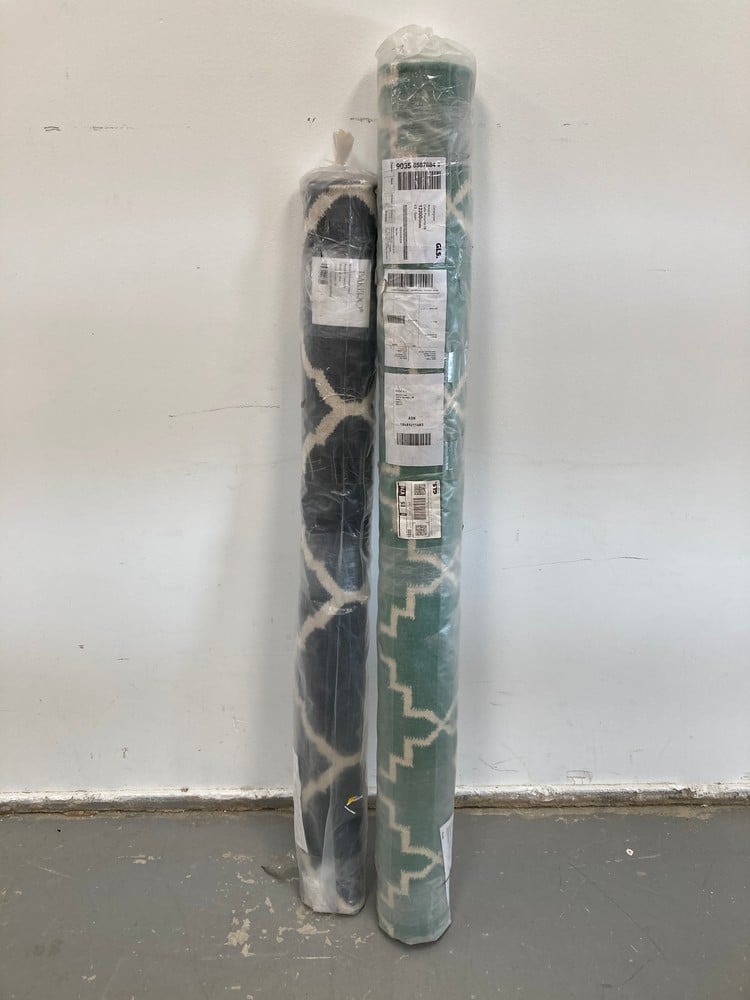 2 X A RANGE OF RUGS INCLUDING THE BAKERO ELIZABETH