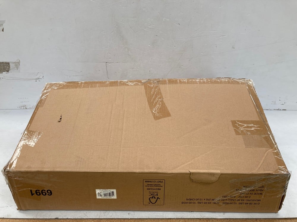 2 X BLACK BREAKFAST BAR TABLE