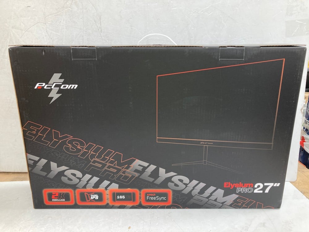 PCCOM ELYSIUM PRO 27-INCH QHD 2560X1440 GAMING MON