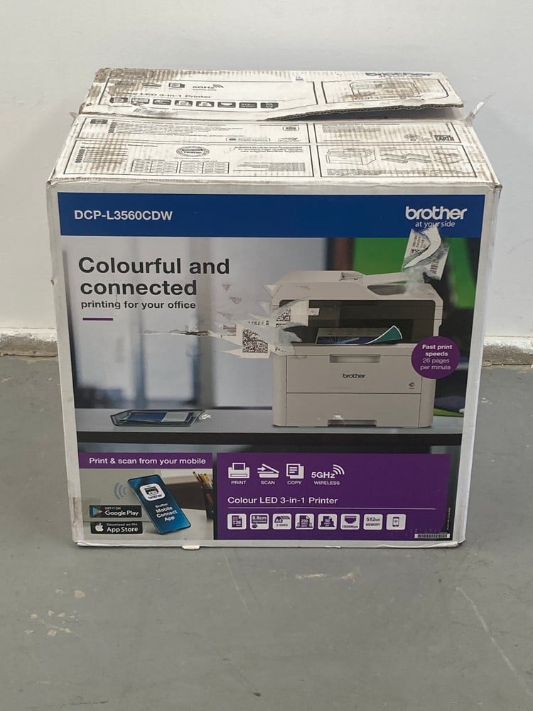 BROTHER DCPL3560CDW, COLOUR LED LASER MULTIFUNCTIO