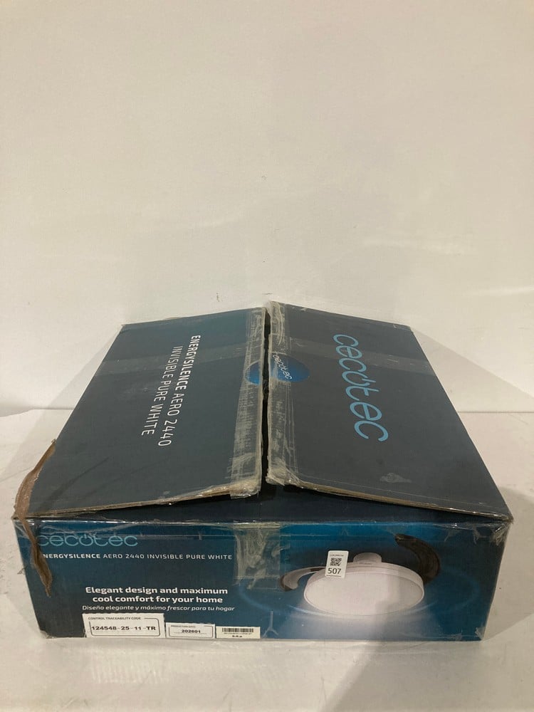 CECOTEC CEILING FAN WITH LIGHT AND RETRACTABLE BLA