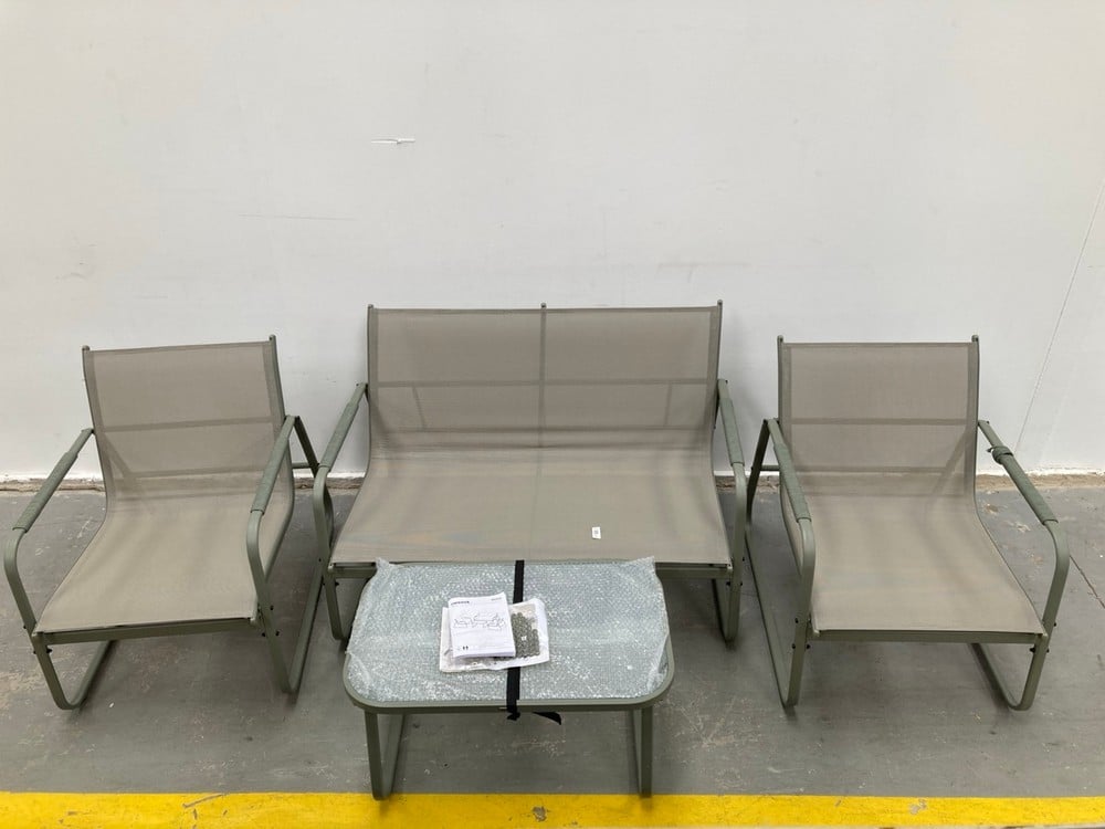 SWEEK STEEL GARDEN SET, SEATS 4