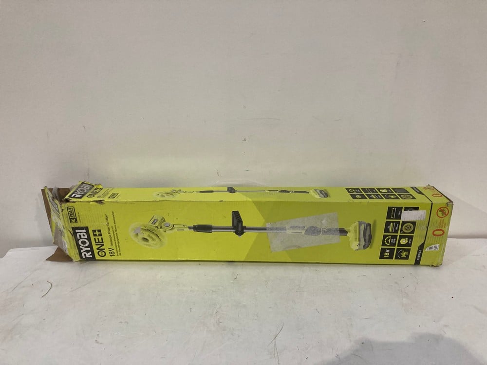 RYOBI - 18V ONE+ ROTARY BRUSH WITH TELESCOPIC HAND