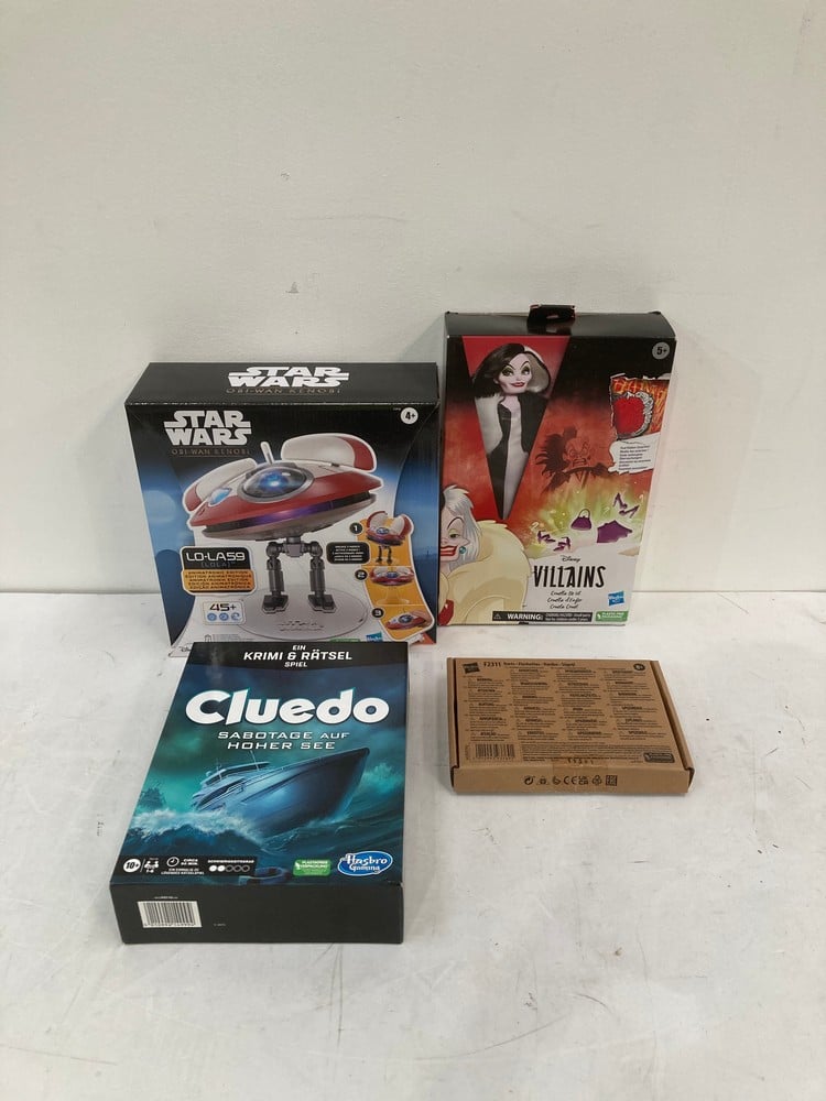 A RANGE OF GAMES AND TOYS FEATURING DISNEY VILLAIN