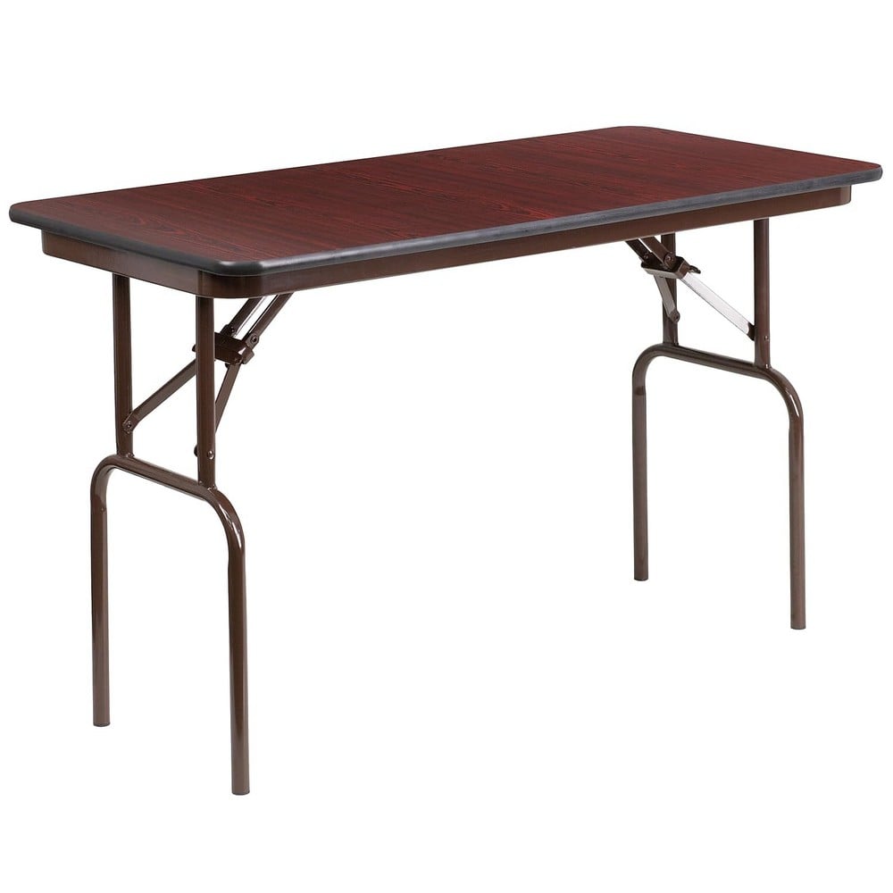 FLASH FURNITURE FRANKIE 4-FOOT MAHOGANY-FINISH MEL